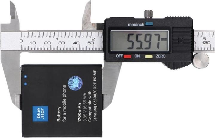 Actual product image Partner Telecom Battery Blue Star BLUE STAR PREMIUM battery for SAMSUNG Core Prime G3608 G3606 G3609 1700 mAh