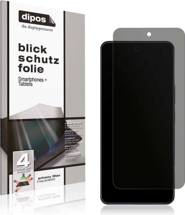 Actual product image Dipos Privacy Screen Protector 4-Way Privacy-Filter (1 Piece, Vivo Y19)