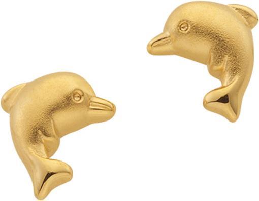 Produktbild Muau Ohrstecker (Gelbgold)