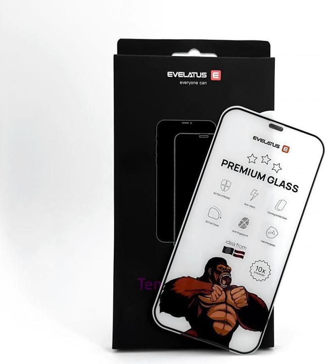 Connect Galaxy A35 Corning Gorilla Glass Anti-Static 3D Full Cover 5X Stronger (1 Stück, Samsung Galaxy A35)