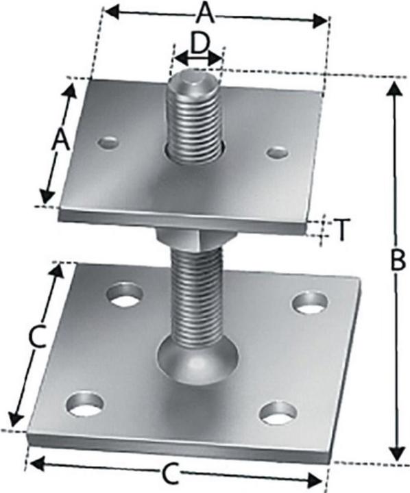 Actual product image Simpson Sst Support foot (Support foot, 1 pcs.)