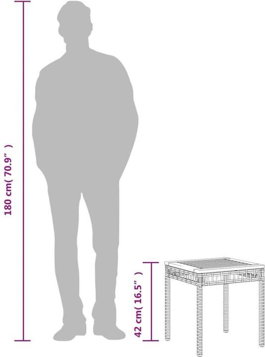 Produktbild VidaXL Gartentisch (38 cm)