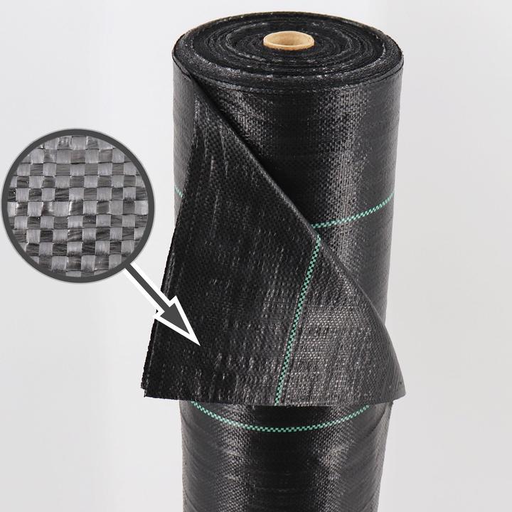 Produktbild Aquagart 180m² Bodengewebe Unkrautfolie Mulchfolie 100g 2m breit