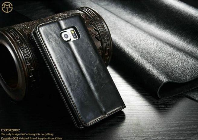 Produktbild Caseme Klassische Leder Hülle (Samsung Galaxy S6 Edge)