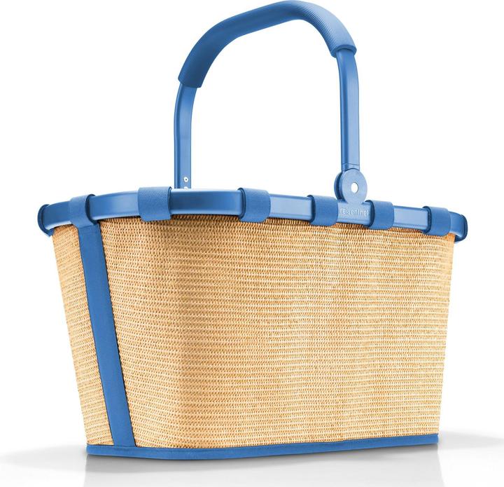 reisenthel Einkaufskorb Carrybag Frame Raffia Blue