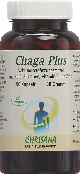 Image du produit Chrisana Chaga Plus caps (90 pièce(s), Capsules)