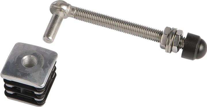 Produktbild Locinox Torbandset für Gartentore, M12, Länge 130 mm, für Vierkantrohr, Edelstahl