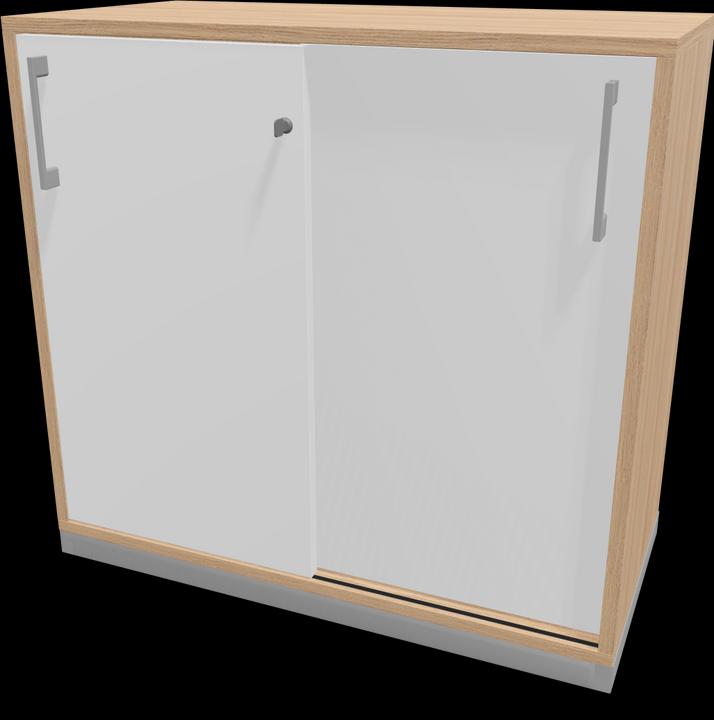 Silver grey, White, Amber oak decor with structure