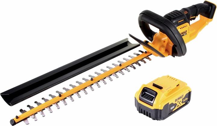 Actual product image DeWalt DCM 563 PB cordless hedge trimmer 18V 55.8cm + 1x 5.0Ah battery - without charger (Cordless hedgecutters)