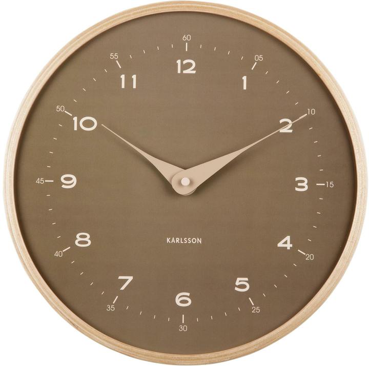 Image du produit Karlsson Horloge murale Osado Dome 30 cm, Vert (30 cm)