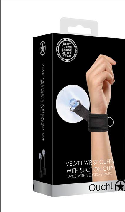 Image du produit Ouch! V&V Adjustable Handcuffs Suction Cup
