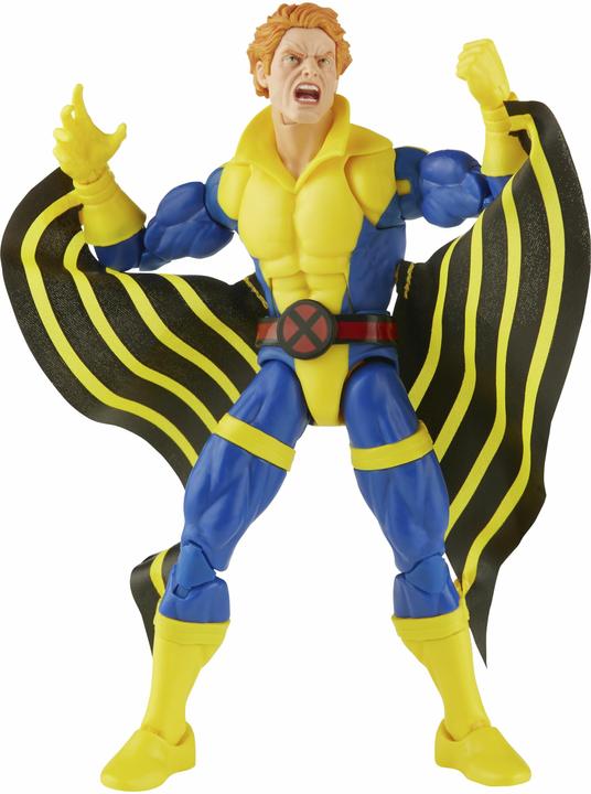 Actual product image Hasbro X-Men 60th Anniversary Marvel Legends pack 3 figurines Gambit, Marvel's Banshee, Psylocke 15 cm