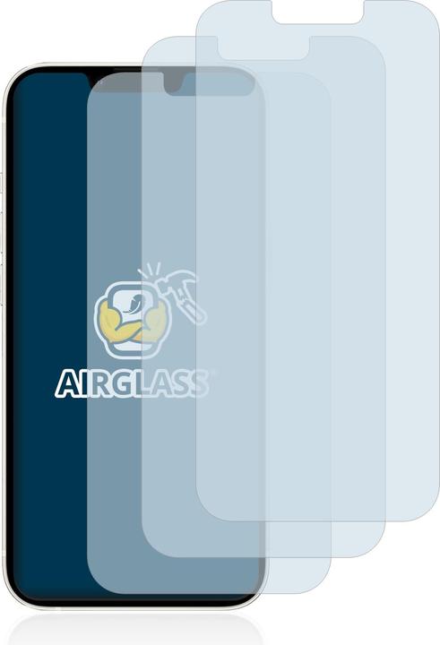 Actual product image BROTECT AirGlass Glass (3 Piece, Apple iPhone 13)