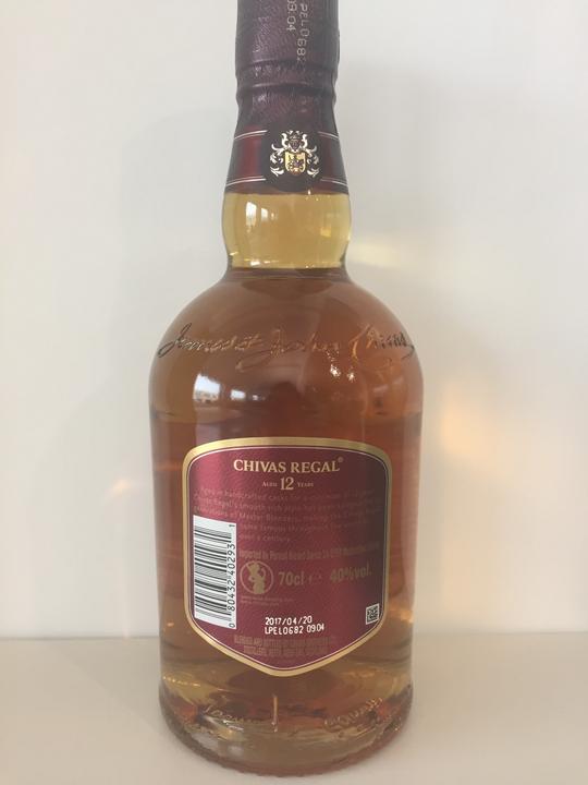 Image du produit Chivas Regal 12 ans (Scotch Whisky, Whisky mélangé, 1 x 70 cl)