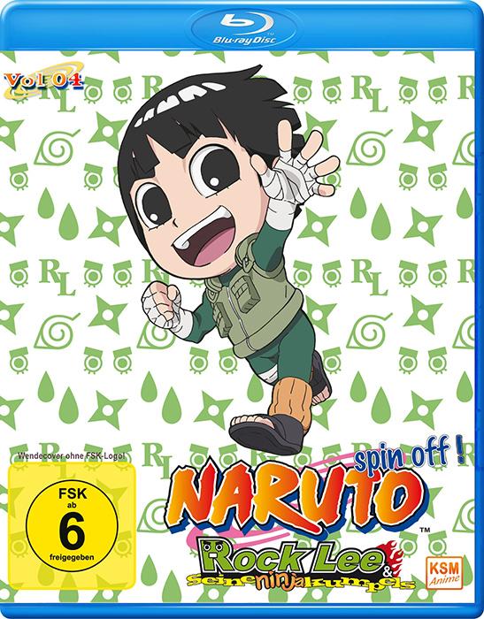 Actual product image Naruto Spin - Off! Rock Lee and His Ninja Buddies - Vol.4: E.40-51 -2 BRs (Blu-ray, 2019, German, Japanese)