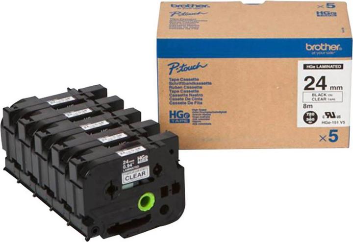 Produktbild Brother HG151V5 (2.40 cm, Transparent)