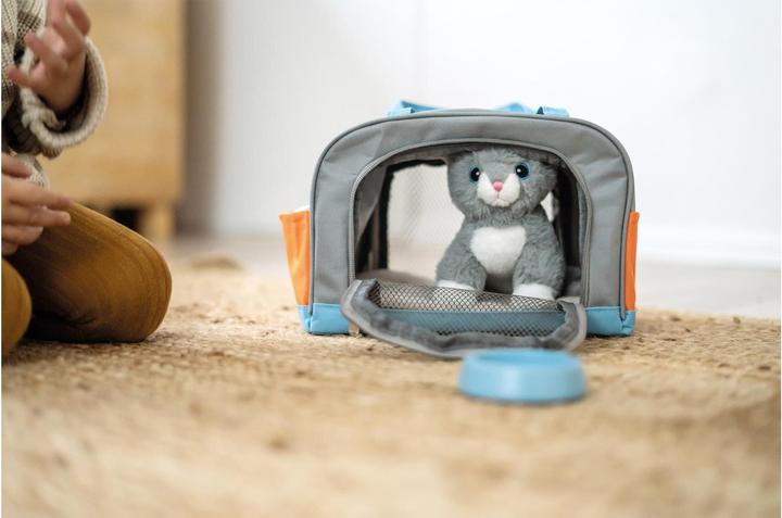 Actual product image small foot Katze mit Tasche und Pflege-Set