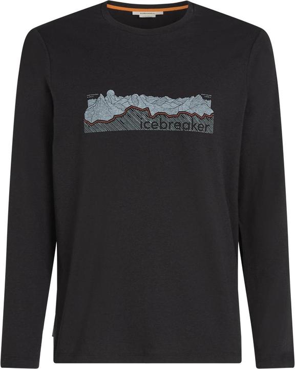 Produktbild Icebreaker Men Merino Blend Central Classic LS Tee Haute Route (M)