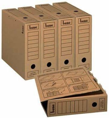Produktbild Bene 20 Archivboxen braun 8,0 x 29,0 x 33,0 cm