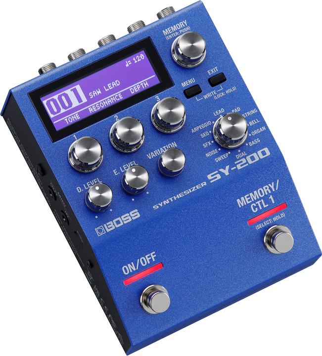 BOSS (Electronics) SY-200 Synthesizer Kompaktpedal (Gitarre, Bass)