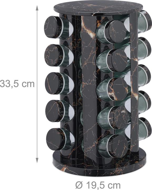 Actual product image Relaxdays 21 piece spice carousel