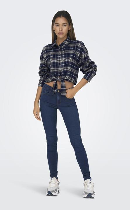 Actual product image Only Check long sleeve shirt (XL)