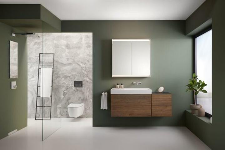 Produktbild Geberit ONE Spiegelschrank mit ComfortLight, 2 Türen, Aufputzmontage, 90x90x15cm, 505.813.00. (90 x 90 x 15 cm)