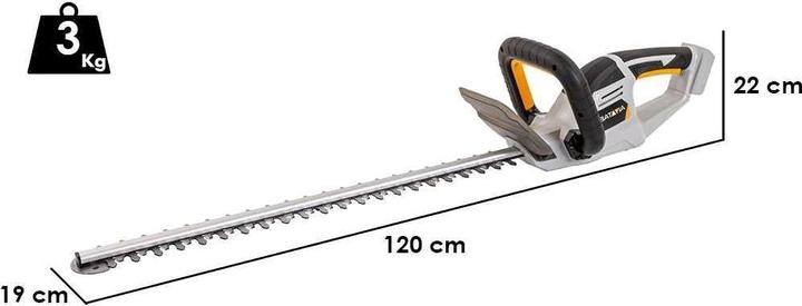 Actual product image Batavia 7064547 - Cordless hedge trimmer 18 V without battery (Cordless hedgecutters)