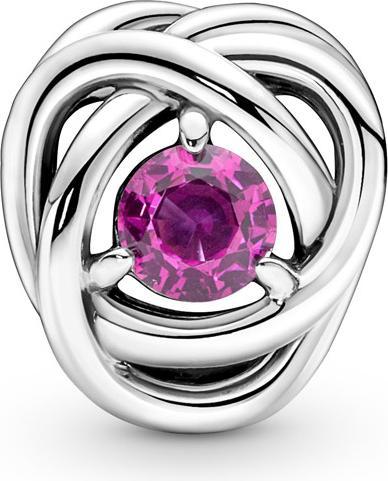 Produktbild Pandora Oktober Geburtsstein Rosafarbener Ewigkeitskreis Charm (Sterling Silber 925)