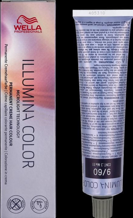 Actual product image Wella Illumina Color (9/60 light blonde violet-nature)