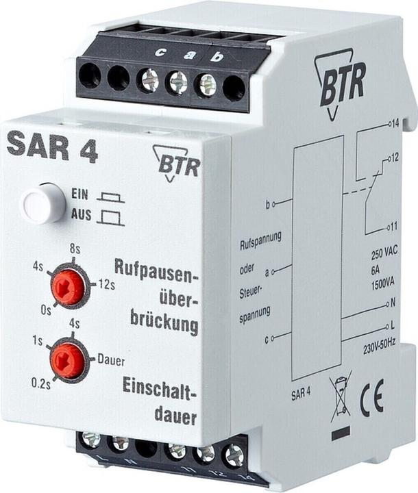Produktbild Metz Connect BTR SAR 4 Funktionen einstellbar f. Hutschienenmontage / Bitte technische Daten beachten / lichtgrau
