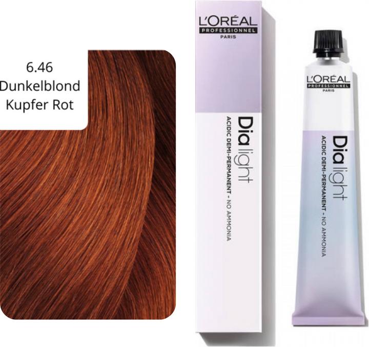 Actual product image L'Oréal Professionnel Slide Light (6.46 dark blond copper red)