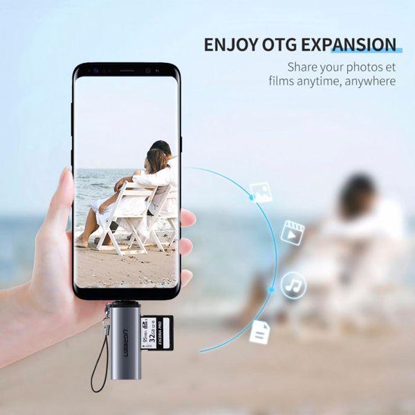 Produktbild Ugreen 2in1 Card Reader (USB-C)