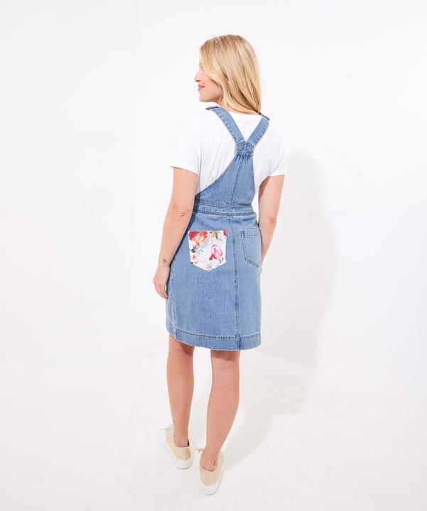 Produktbild Joe Browns Floral Zip-Front Denim Pinafore (36)