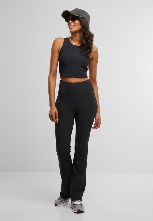Actual product image Urban Classics Ladies Flared Leggings Rib - 191787 (XS)