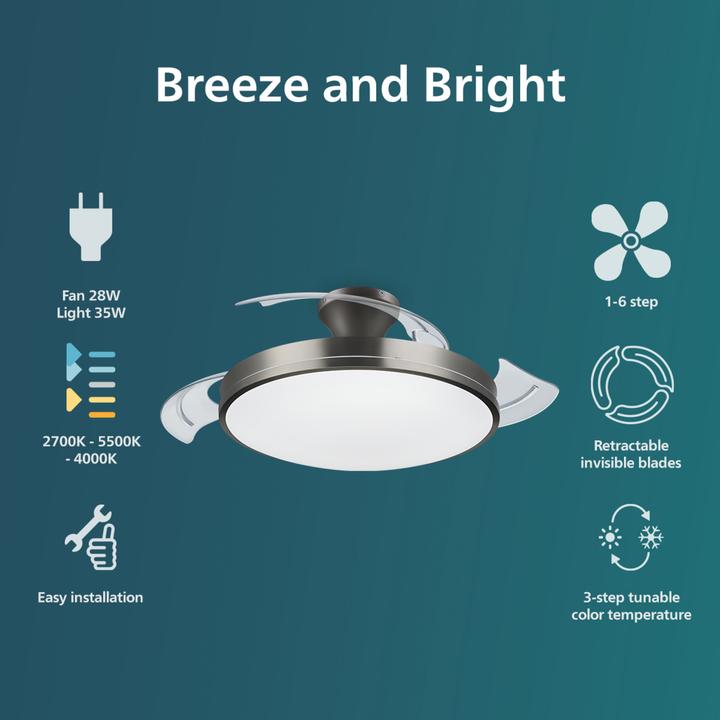 Image du produit Philips Ventilateur de plafond Atlas