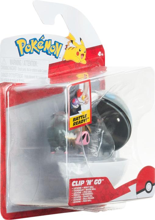 Produktbild Jazwares Pokémon Clip'n'Go Poké Balls Ferkuli & Schwerball