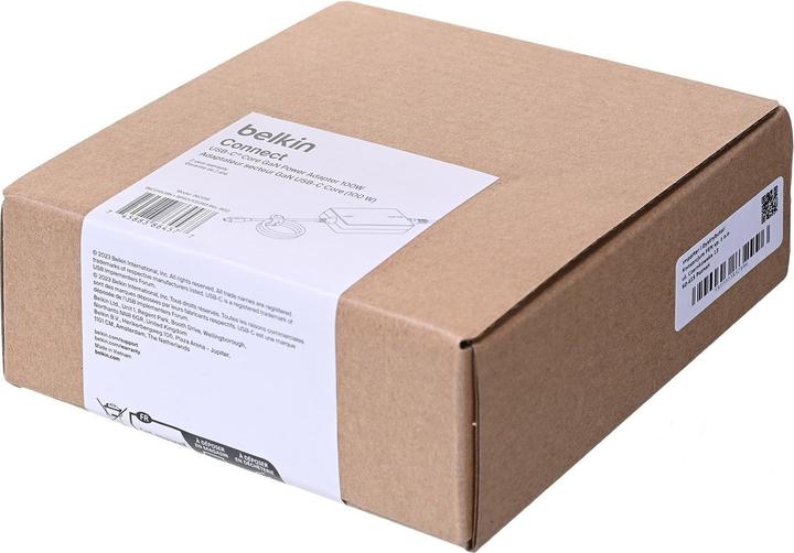 Actual product image Belkin USB-C GaN power supply 100W Power Delivery black INC016vfBK (100 W)