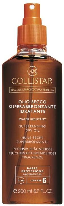 Image du produit Collistar Huile sèche Supertanning SPF 6 (Huile solaire, Jusqu'à SPF 10, 200 ml)
