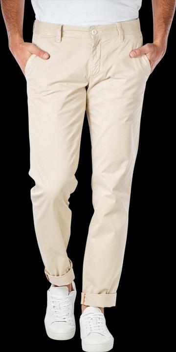 Alberto Compact Cotton Lou Pant Slim Fit Light Beige