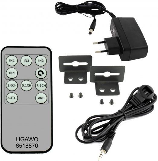 Produktbild Ligawo HDMI Switch 4 Eingänge -> 1 Ausgang 4K ARC Audio EDID