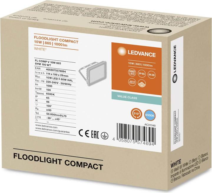 Image du produit Ledvance Projecteur à LED (1000 lm, IP65)