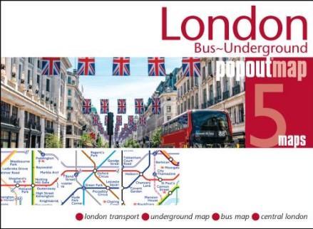 Actual product image London Bus and Underground PopOut Map