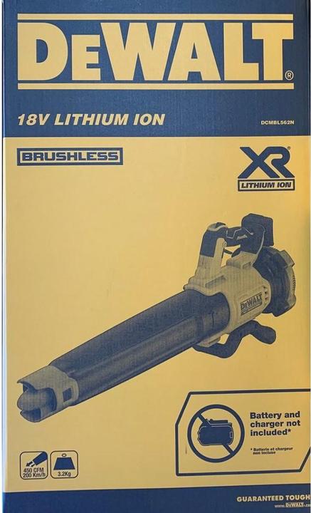 Actual product image DeWalt DCMBL562NXJ (Rechargeable battery operated, Leaf blower)
