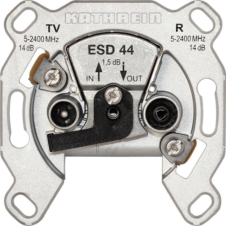 Actual product image Kathrein ESD 44 antenna socket for TV/satellite/radio (Plug socket)