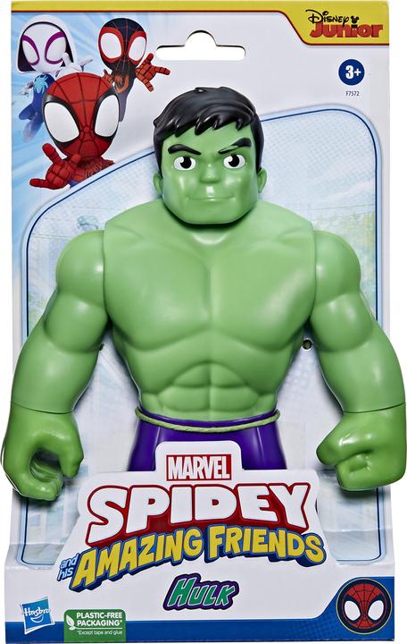 Image du produit Hasbro Spidey and His Amazing Friends super grande figurine de 22,5 cm Hulk, jouet de super-héros, V