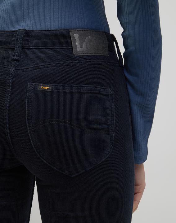 Actual product image Lee Marion Cord Pant Straight Fit Black (26, 33)