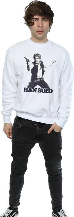 Actual product image Star Wars Mens Han Solo Retro Photo Sweatshirt (M)
