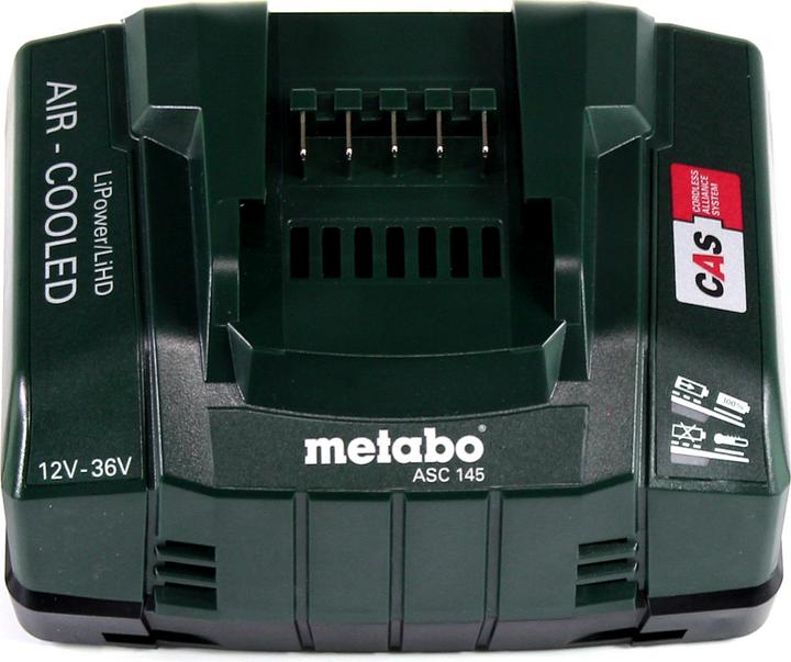 Produktbild Metabo Power 160-5 18 LTX BL OF Akku Kompressor 18 V 8,0 bar Brushless + 2x LiHD Akkupack 8,0 Ah + (5 l)