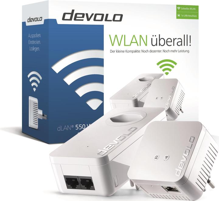 Produktbild Devolo dLAN 550 WiFi Starter Kit (500 Mbit/s)